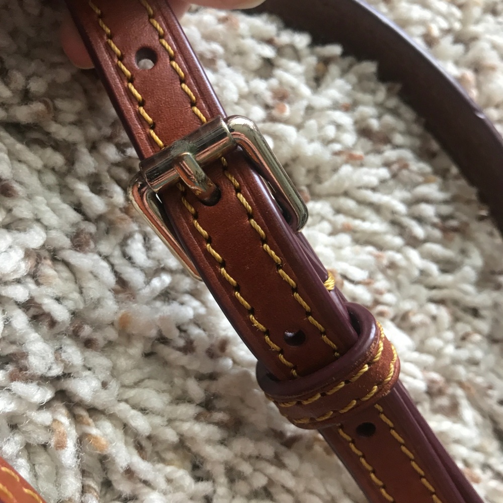 Teal Dooney & Bourke Crossbody Leather Purse - Picture 6 of 8